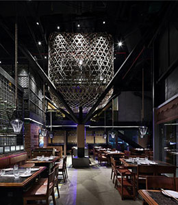 老船說火鍋店桌椅效果圖片