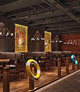 夢(mèng)花樹火鍋店桌椅定制案例