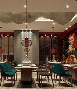 辣都麻府火鍋店桌椅定制案例