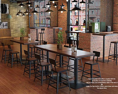 鐵藝酒吧桌椅_型號BR006