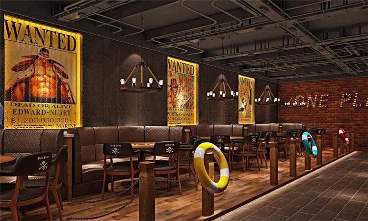 夢(mèng)花樹火鍋店桌椅裝修效果圖