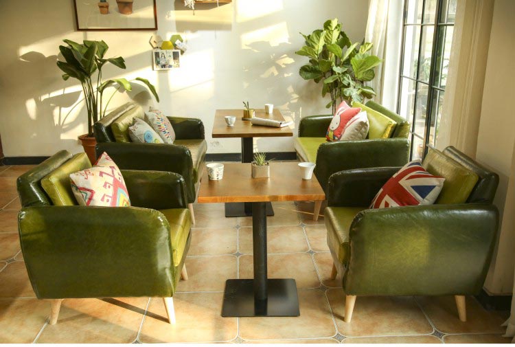 夢達餐廳沙發卡座裝修效果圖