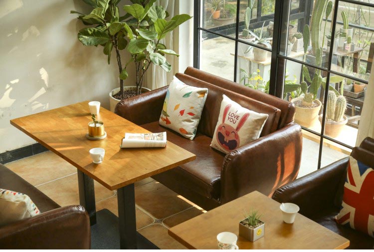 夢達餐廳沙發卡座裝修效果圖