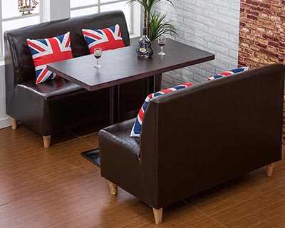 餐館卡座沙發_型號CT019