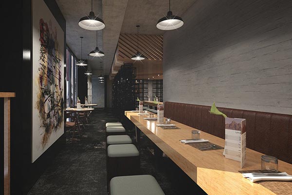 小餐館桌椅圖片