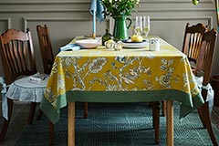 西餐廳的桌布搭配