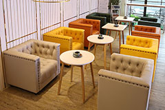 休閑卡座沙發(fā)